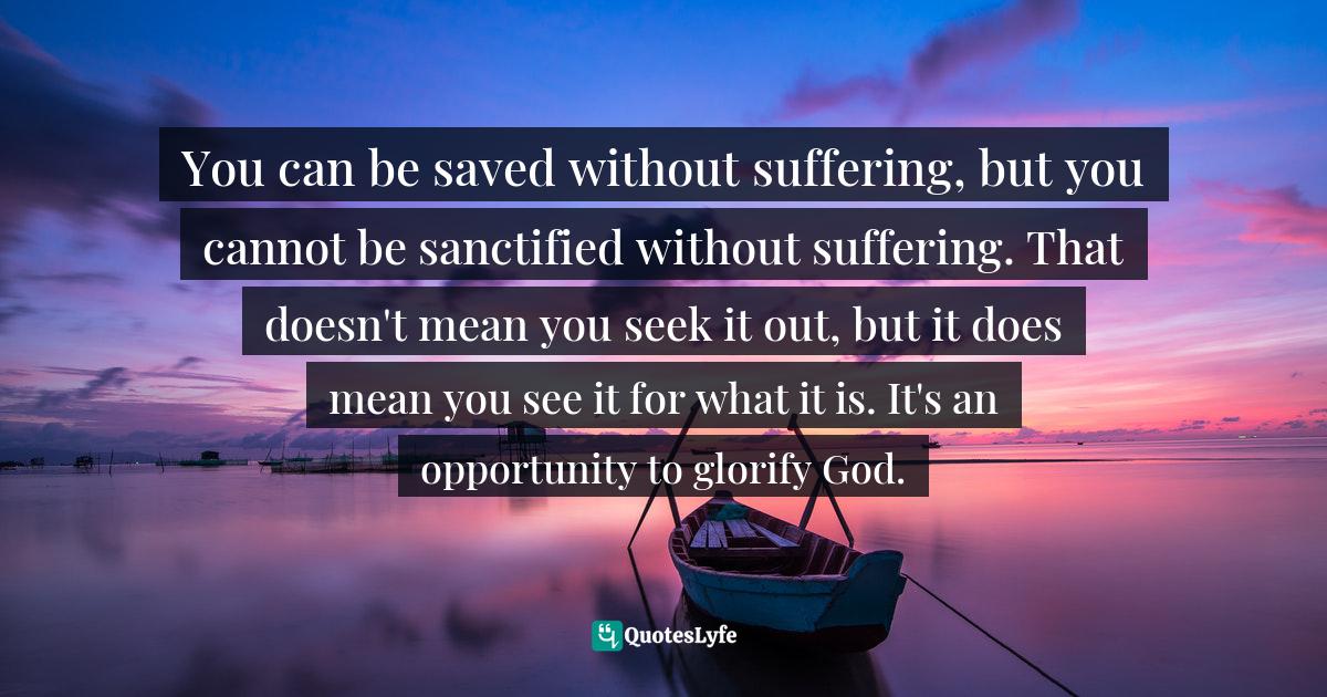 Sanctified Through Suffering